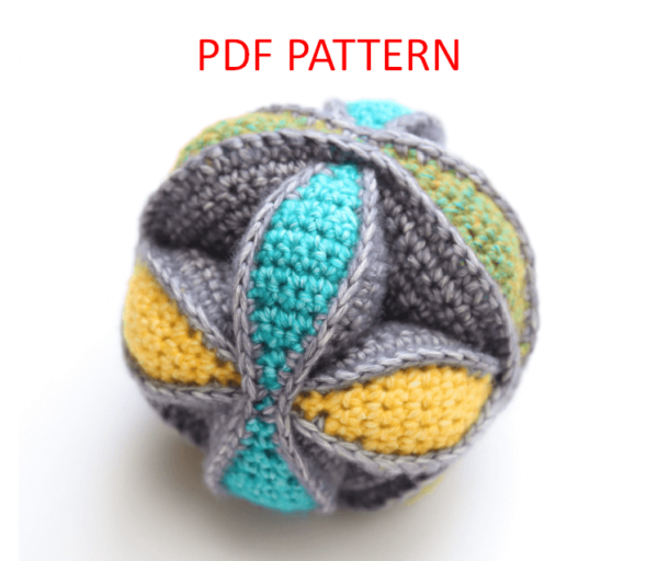 Crochet Montessori Puzzle Ball Pattern Pdf, Amigurumi Sensory Toy Pattern, Stress Fidget Toy  Crochet Pattern PDF