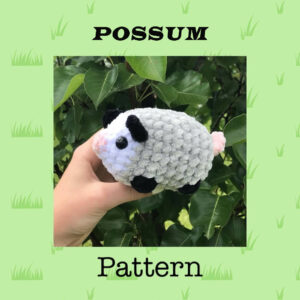 : Crochet Possum Pattern Pdf, Crochet Possum Amigurumi Pattern Crochet Pattern PDF