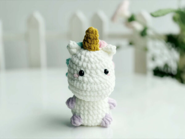 : Crochet Unicorn No Sew Pattern Pdf, Crochet Unicorn Amigurumi Pattern, Crochet Unicorn Keychain Pattern Crochet Pattern PDF
