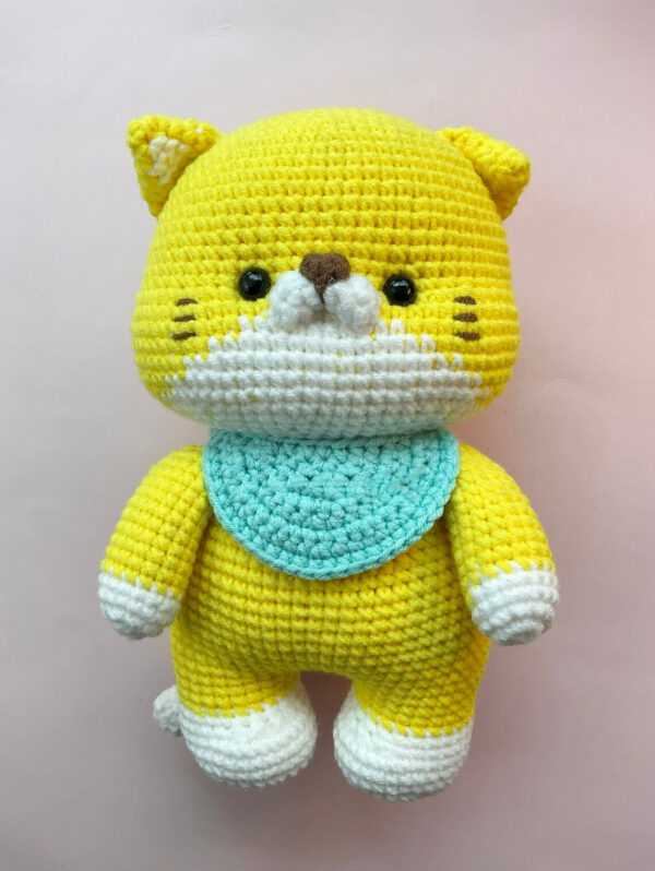 : Cute Cat  Pdf, Crochet Chubby Cat Amigurumi Crochet Pattern PDF