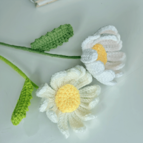 : Daisy Flower , Crochet Flower Bouquet Pattern, Crochet Flower Pattern Crochet Pattern PDF