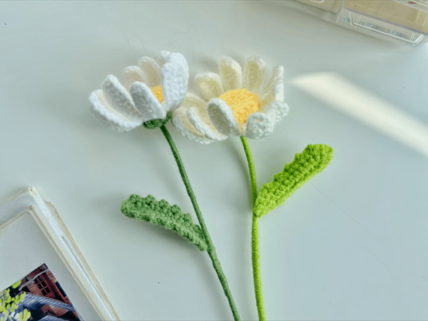 : Daisy Flower , Crochet Flower Bouquet Pattern, Crochet Flower Pattern Crochet Pattern PDF