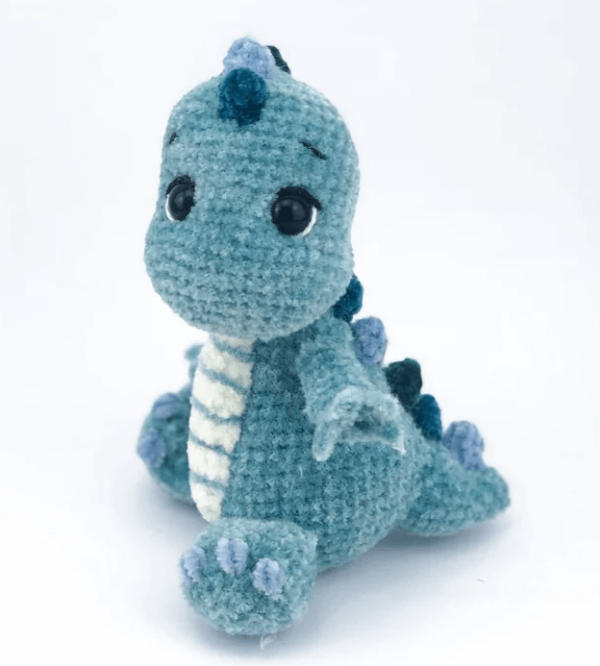 Dino  Pdf, Amigurumi Dinosaurus s Crochet Pattern PDF