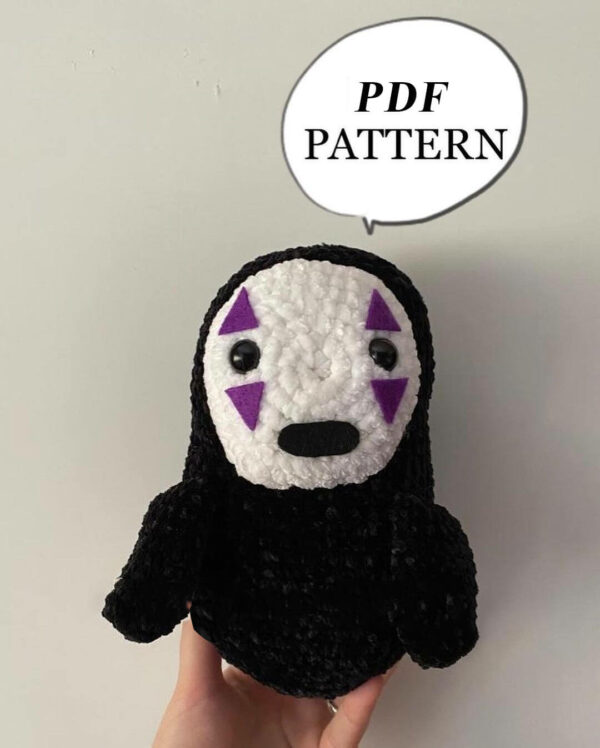 : Faceless Devil Doll Crochet , Pdf Pattern No Face Crochet Pattern PDF