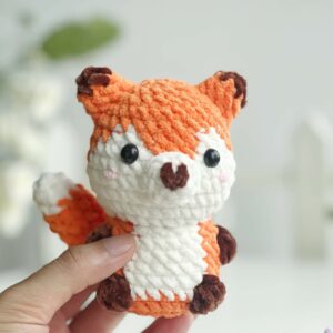 : Fox No Sew , Crochet Fox Pattern, Crochet Keychain Patterns Pdf Crochet Pattern PDF