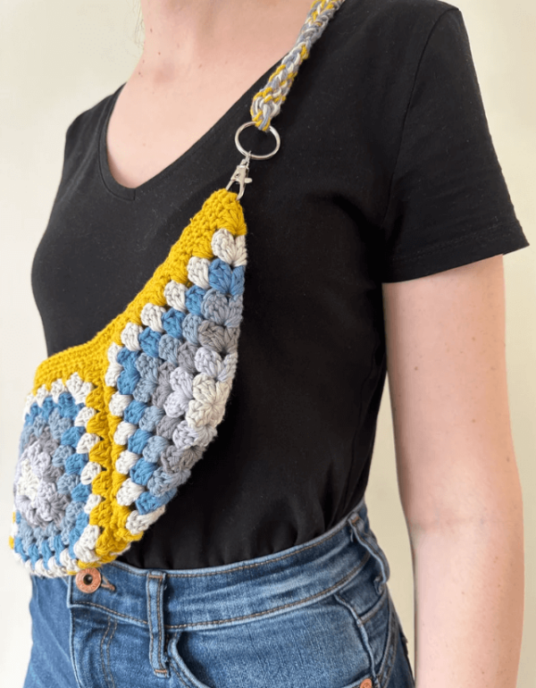 : Granny Square Crossbody Bag , Crochet Granny Square Bag Pattern Pdf, Crochet Crossbody Bag Pattern Crochet Pattern PDF