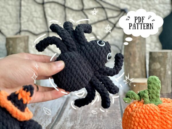: Halloween Spider s, Halloween , Halloween Amigurumi s Crochet Pattern PDF