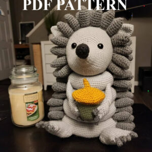 Hedgehog Stacking Toy  Bundle, Pdf Hedgehog Amigurumi Baby Activity Toy, Ring Tower Pdf Bundle Crochet Pattern PDF