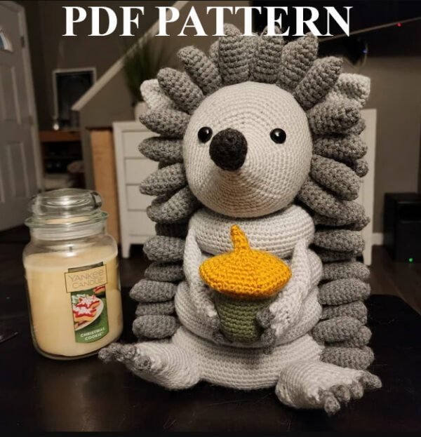 Hedgehog Stacking Toy  Bundle, Pdf Hedgehog Amigurumi Baby Activity Toy, Ring Tower Pdf Bundle Crochet Pattern PDF