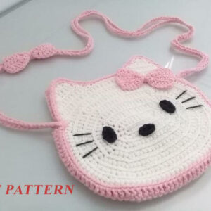 : Hello Kitty Bag Pattern Crochet, Crochet Bag Patterns, Crochet Hello Kitty Amigurumi Pattern Crochet Pattern PDF