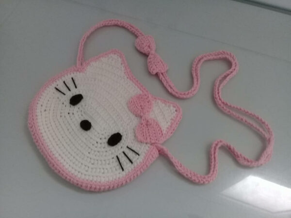 : Hello Kitty Bag Pattern Crochet, Crochet Bag Patterns, Crochet Hello Kitty Amigurumi Pattern Crochet Pattern PDF