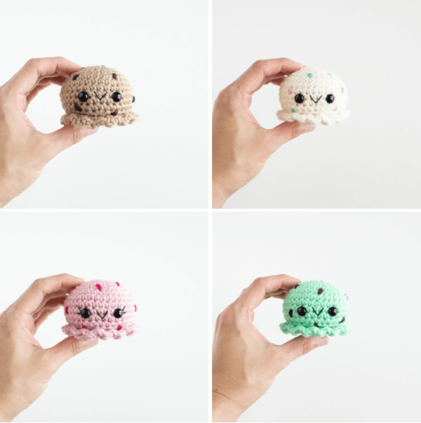 : Ice Cream Sundae Amigurumi ,  For Ice Cream Lover Crochet Pattern PDF