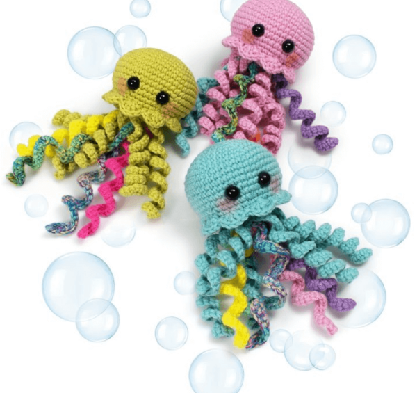 : Jellyfish  Pdf, Jellyfish Amigurumi Pattern Crochet Pattern PDF
