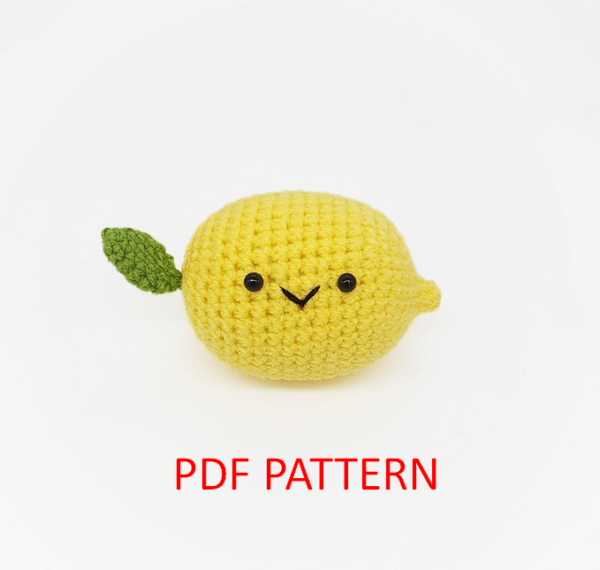 : Keychain Lemon , Crochet Lemon Pattern Pdf Crochet Pattern PDF