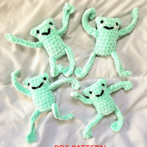 : Leggy Frog , Pdf Pattern For Frog Lover, Crochet Leggy Frog Pattern Crochet Pattern PDF