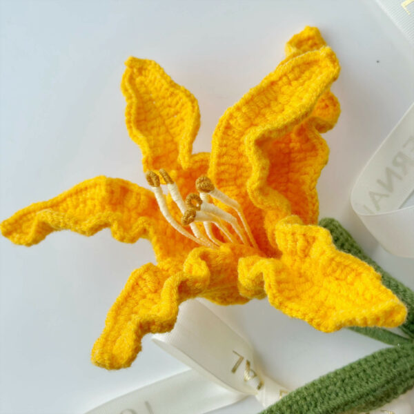 : Lilium , Crochet Flower Bouquet Pattern, Crochet Flower Pattern Crochet Pattern PDF