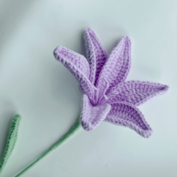 : Lilium Flower , Crochet Flower Bouquet Pattern, Crochet Flower Pattern Crochet Pattern PDF