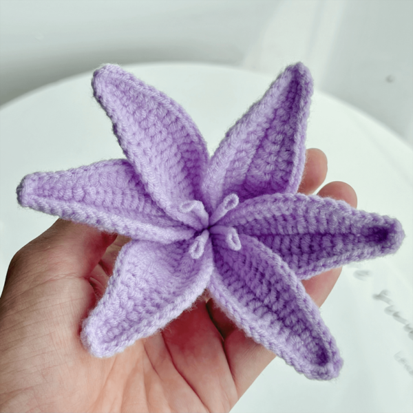 : Lilium Flower , Crochet Flower Bouquet Pattern, Crochet Flower Pattern Crochet Pattern PDF