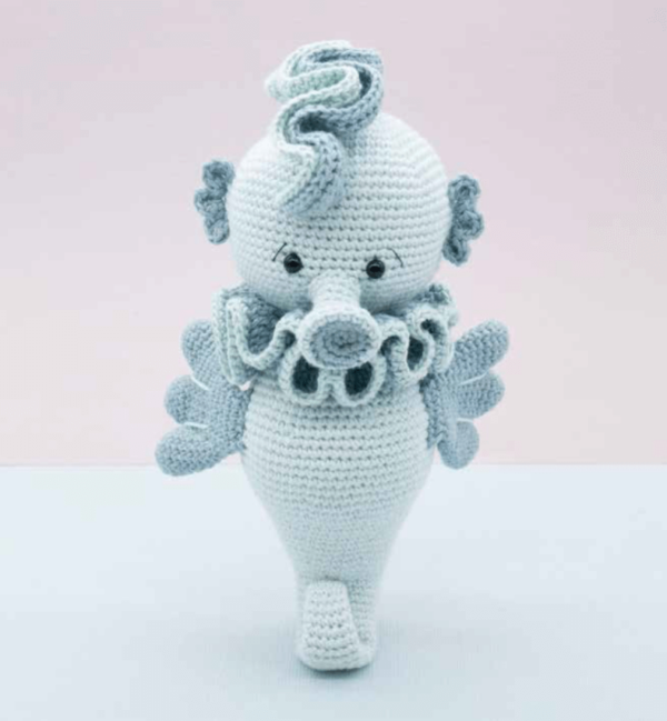 Mackenzie The Seahorse , Sea Creature Amigurumi Pattern Crochet Pattern PDF