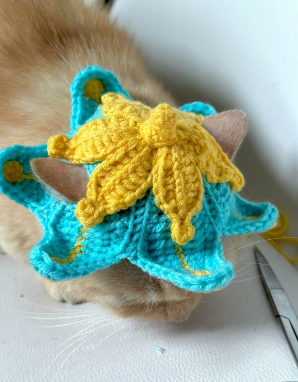 : Marco The Phoenix Hat For Cats, Pdf Pattern For You,  For Cat Lovers, Cat  Crochet Pattern PDF