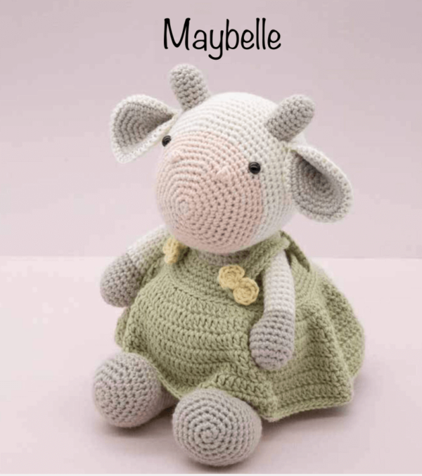 : Maybelle The Cow Amigurumi Pattern Crochet Pattern PDF