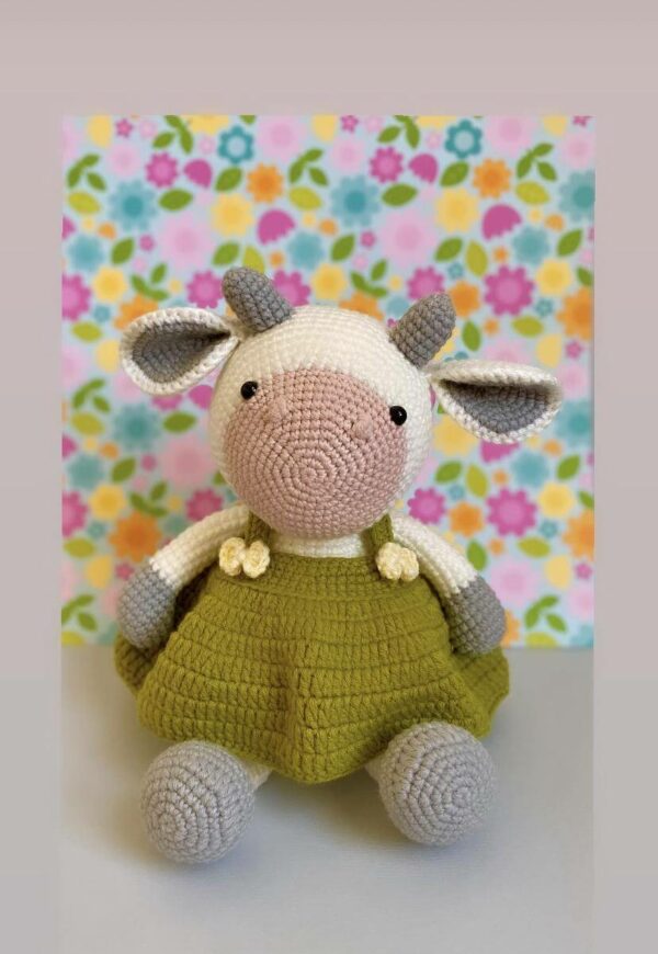 : Maybelle The Cow Amigurumi Pattern Crochet Pattern PDF