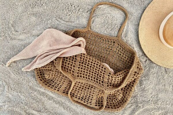 : Mesh Beach Bag , Crochet Beach Bag Pattern Pdf Crochet Pattern PDF