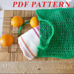 : Mesh Market Bag Pattern, Crochet Market Bag Pattern Crochet Pattern PDF