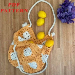 : Mesh Market Bag  Pdf, Amigurumi Market Bag s Crochet Pattern PDF