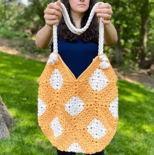 : Mesh Market Bag  Pdf, Amigurumi Market Bag s Crochet Pattern PDF