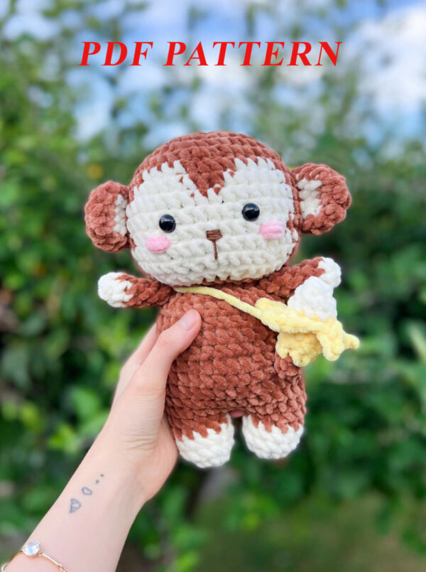 : Monkey  Pdf, Crochet Banana Bag Pattern Crochet Pattern PDF