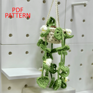 : Montera Daisy Plant, Pdf Instant Download, Amigurumi s Beginner Easy Simple Basic Tree Montera Crochet Pattern PDF