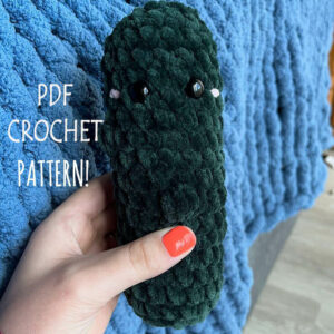 : Quick Pickle Plushie , Cute , Amigurumi  Crochet Pattern PDF