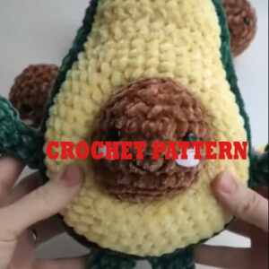 : Reversible Avocado Toy Pattern Crochet, Avocado Toy s, Crochet Avocado Amigurumi Pattern, Amigurumi Avocado s Crochet Pattern PDF