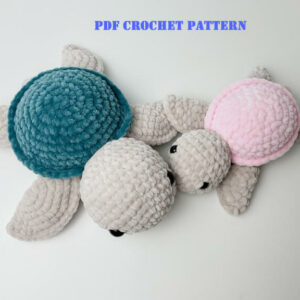 : Sea Turtle , Pdf Pattern For You,  For Turtle Lovers, Turtle  Crochet Pattern PDF