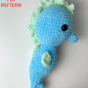 : Seahorse  Pdf, Crochet Seahorse Amigurumi Pattern Crochet Pattern PDF