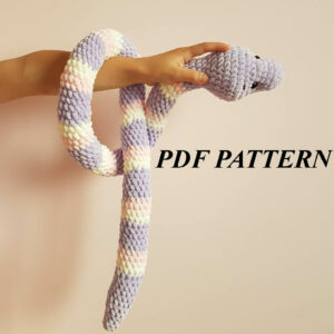 Snake  Pdf, Amigurumi Snake s Crochet Pattern PDF