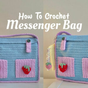 : Strawberry Messenger Bag  Pdf, Amigurumi Strawberry s, Crochet Messenger Bag Pattern Pdf Crochet Pattern PDF