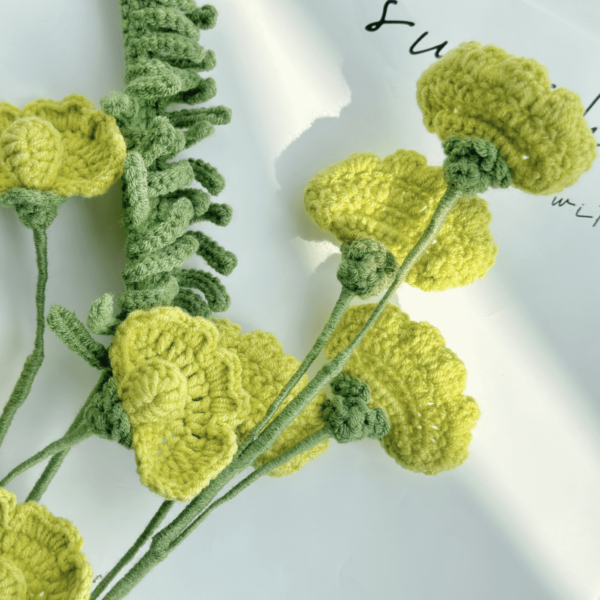 : Sweet Pea Flower , Crochet Flower Bouquet Pattern, Crochet Flower Pattern Crochet Pattern PDF