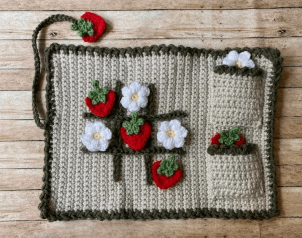 : Tic tac toe Game  Pdf, Crochet Strawberry Pattern, Daisy  Crochet Pattern PDF