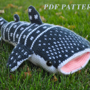 : Whale Shark , Crochet Shark Pattern, Crochet Whale Toy Pattern Pdf Crochet Pattern PDF