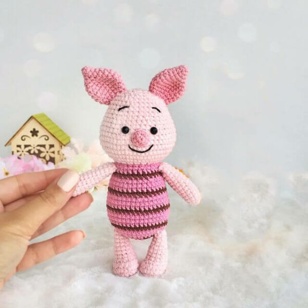 : Winnie Piglet , Pdf Pattern For You, Piglet For Lover, Winnie Pooh Pattern Crochet Pattern PDF