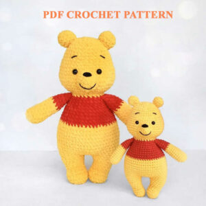 : Winnie Pooh , Pdf Pattern For You, Winnie Pooh For Lover, Winnie Pooh Pattern Crochet Pattern PDF